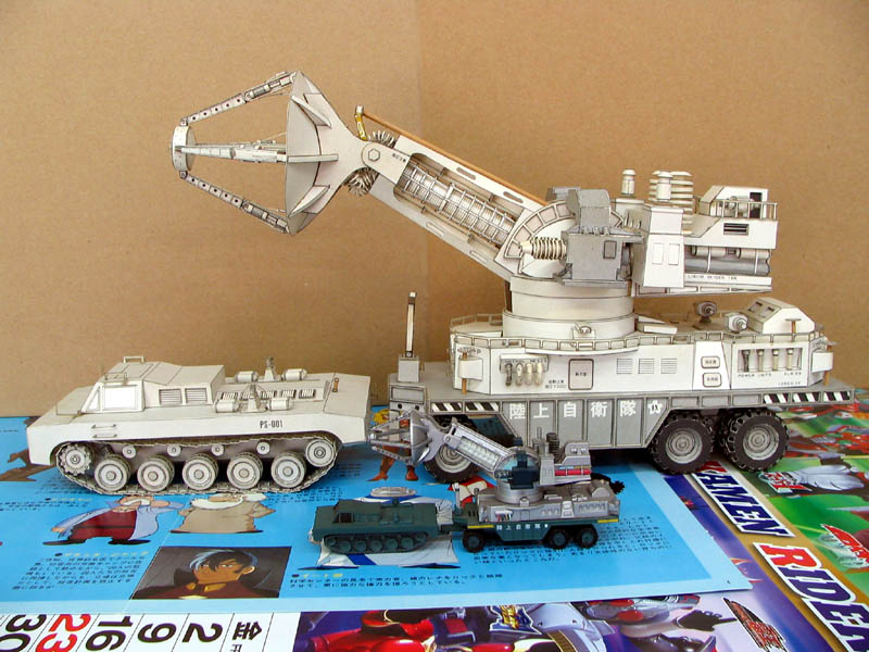 ウエーブ 陸上自衛隊66式メーサー殺獣砲車 WAVE 1:87（HO）SCALE サンダ対