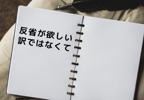 反省が欲しい訳ではなくて ならずものになろう 反省が欲しい訳ではなくて ならずものになろう