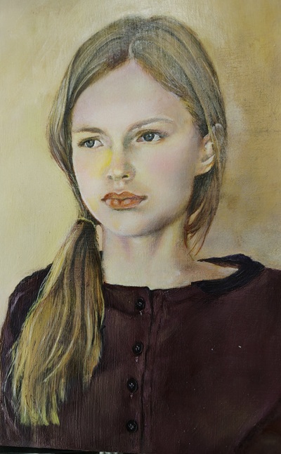 油彩人物画 - お絵描きeveryday