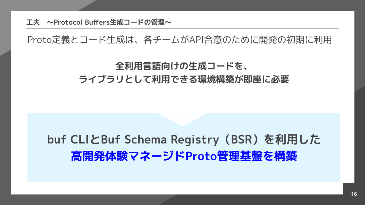 management of protocol buffers generated codes
