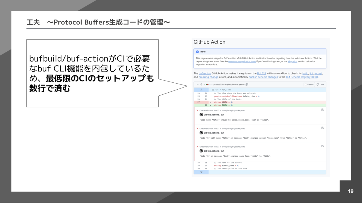 management of protocol buffers generated codes