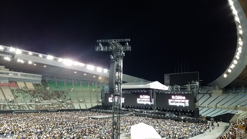 Mr Children ヤンマースタジアム 大阪長居 Saachiinaの日記