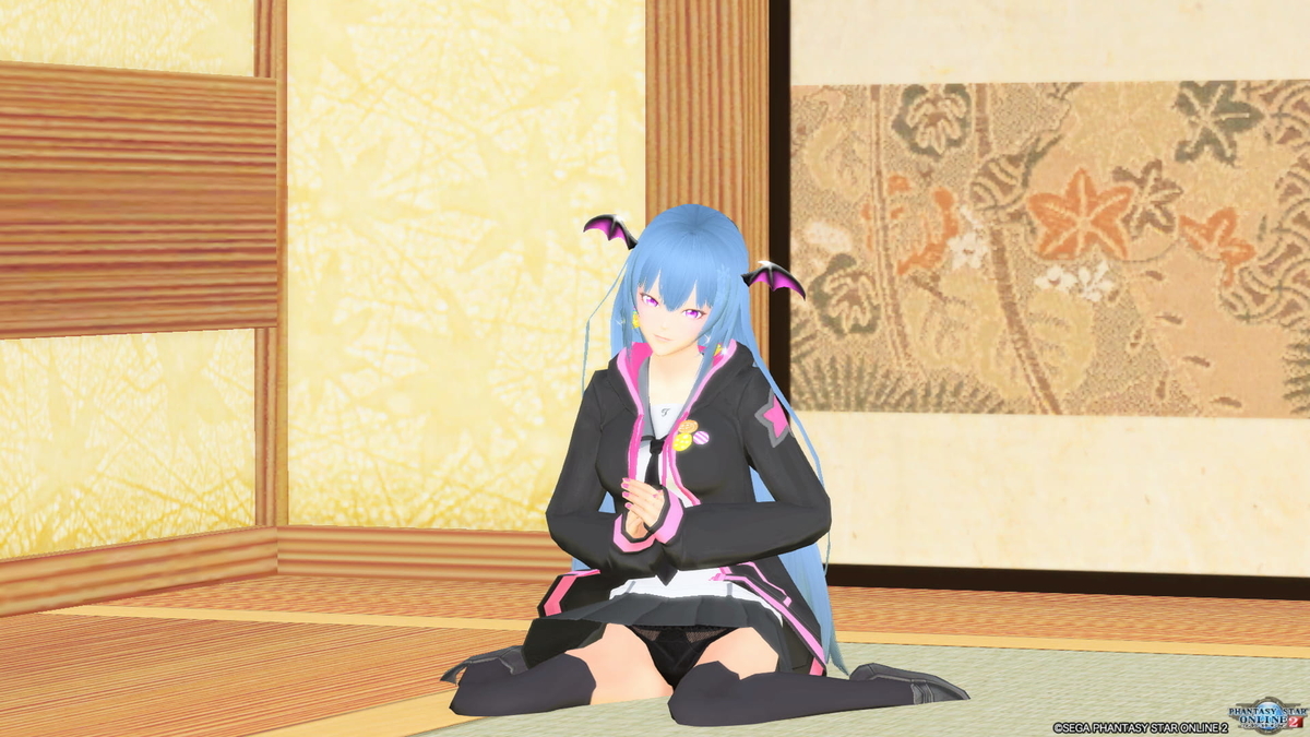 Pso2 座る権利 Saba2