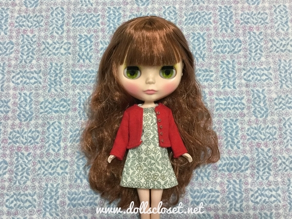 ブライス服】赤色カーディガンをつくりました♪ - さびねこ洋品店