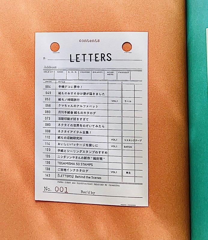 家で紙博を楽しみたくて買った「LETTERS」 - さかつれづれ