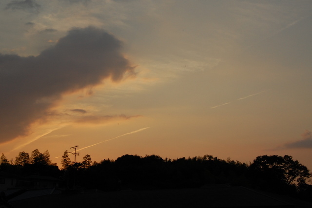 8月25日の夕焼け