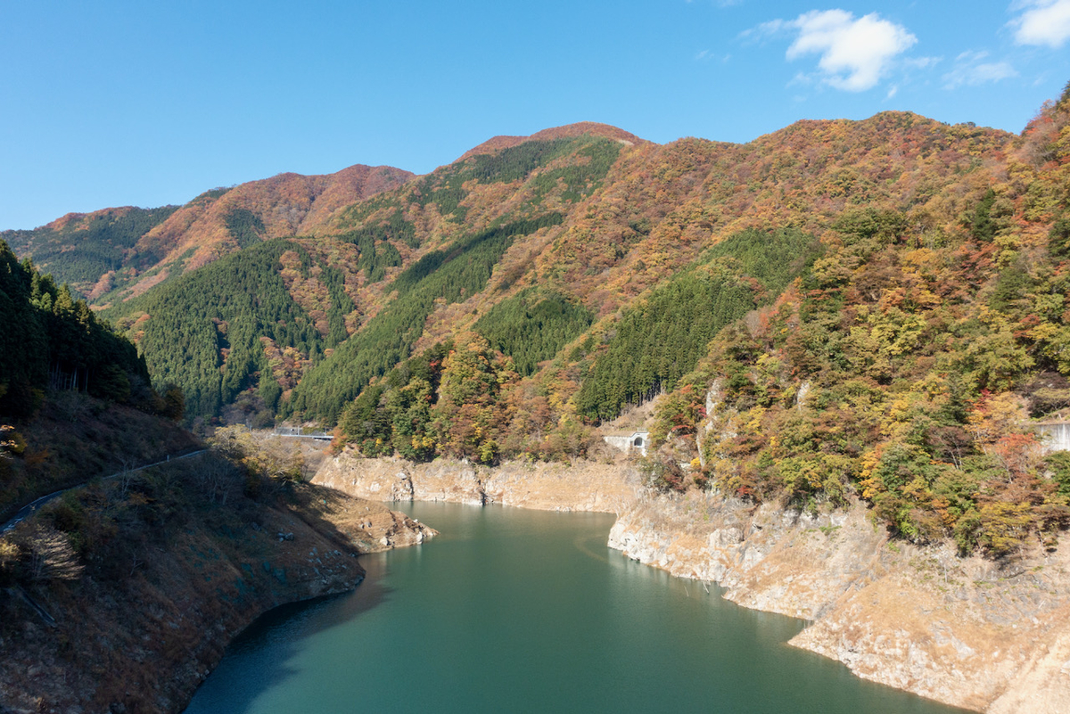 紅葉狩りライド2021：中津峡、林道金山志賀坂線 - Ride on a ちゃり