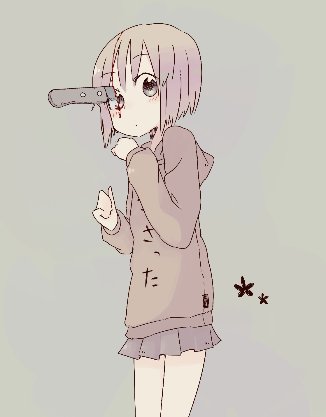 個別 オリキャラの包丁がささったさん の写真 画像 創作 イラスト安置所