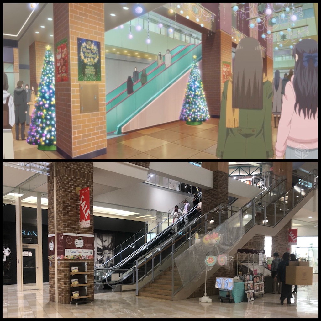 安達としまむら 聖地巡礼 モレラ岐阜 6話 さあへの聖地巡礼旅記録