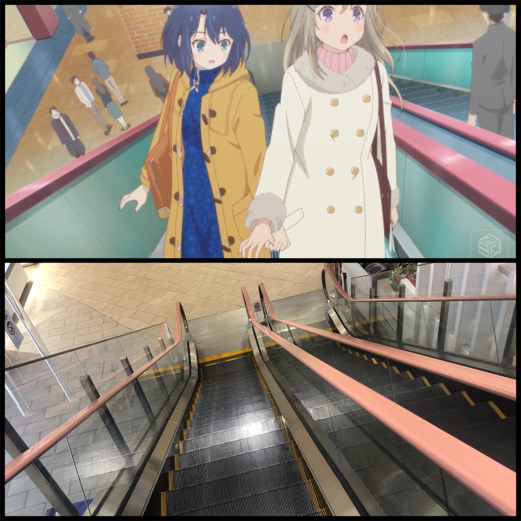 安達としまむら 聖地巡礼 モレラ岐阜 6話 さあへの聖地巡礼旅記録