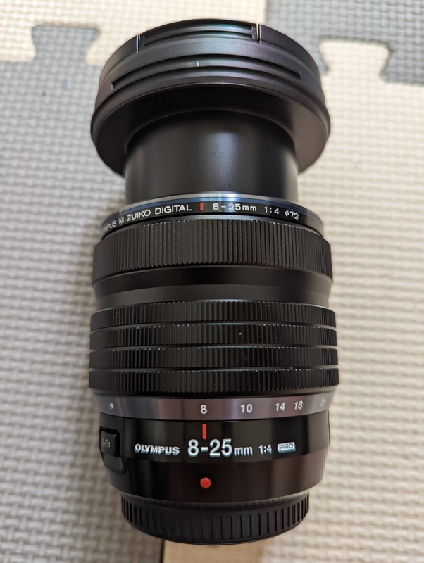 初めてのProレンズ】M.ZUIKO DIGITAL ED 8-25mm F4.0 PROが届いた