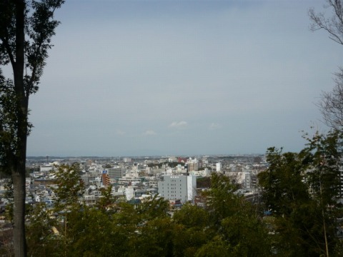 山頂からの景色。