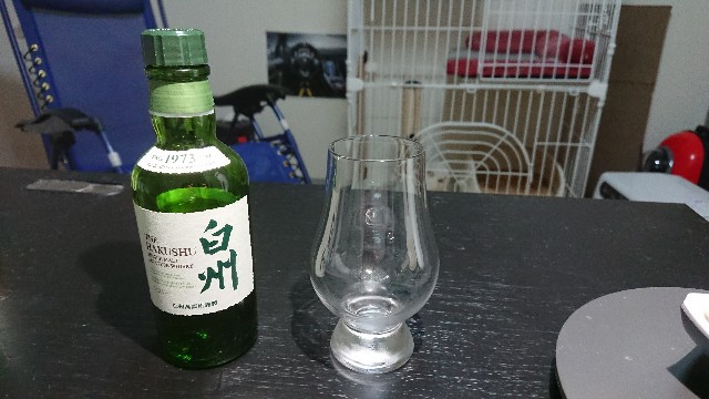 白州NVの実飲レビューに掲載された180mlミニボトル