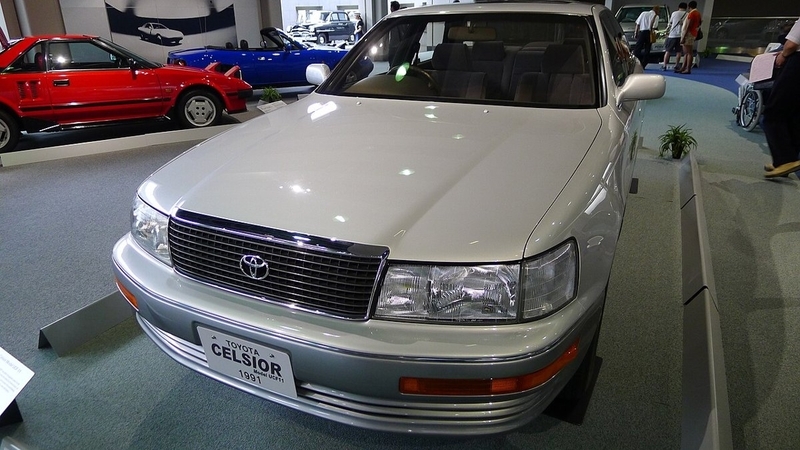 初代セルシオの実車(写真の展示車はUCF11)。作中の車両そのものではありません