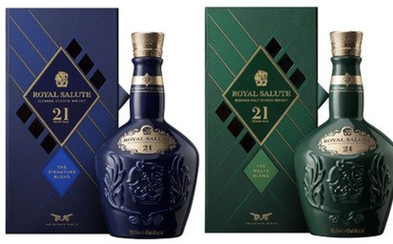 ローヤルサルート21年の種類と味を比較｜青・緑・白ボトルの違いと