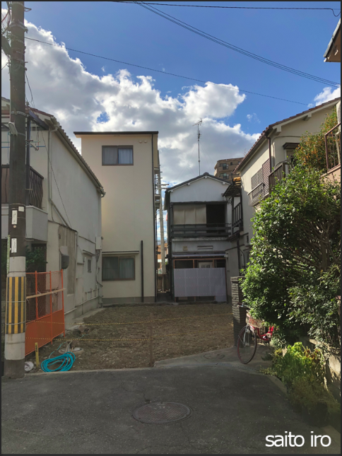 更地になったお隣さんの土地