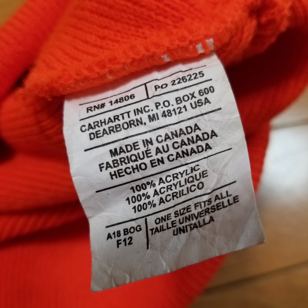 ロゴが5割 Carharttのニット帽 齋藤のとってもおしゃれブログ ロゴが5割 Carharttのニット帽 齋藤のとってもおしゃれブログ