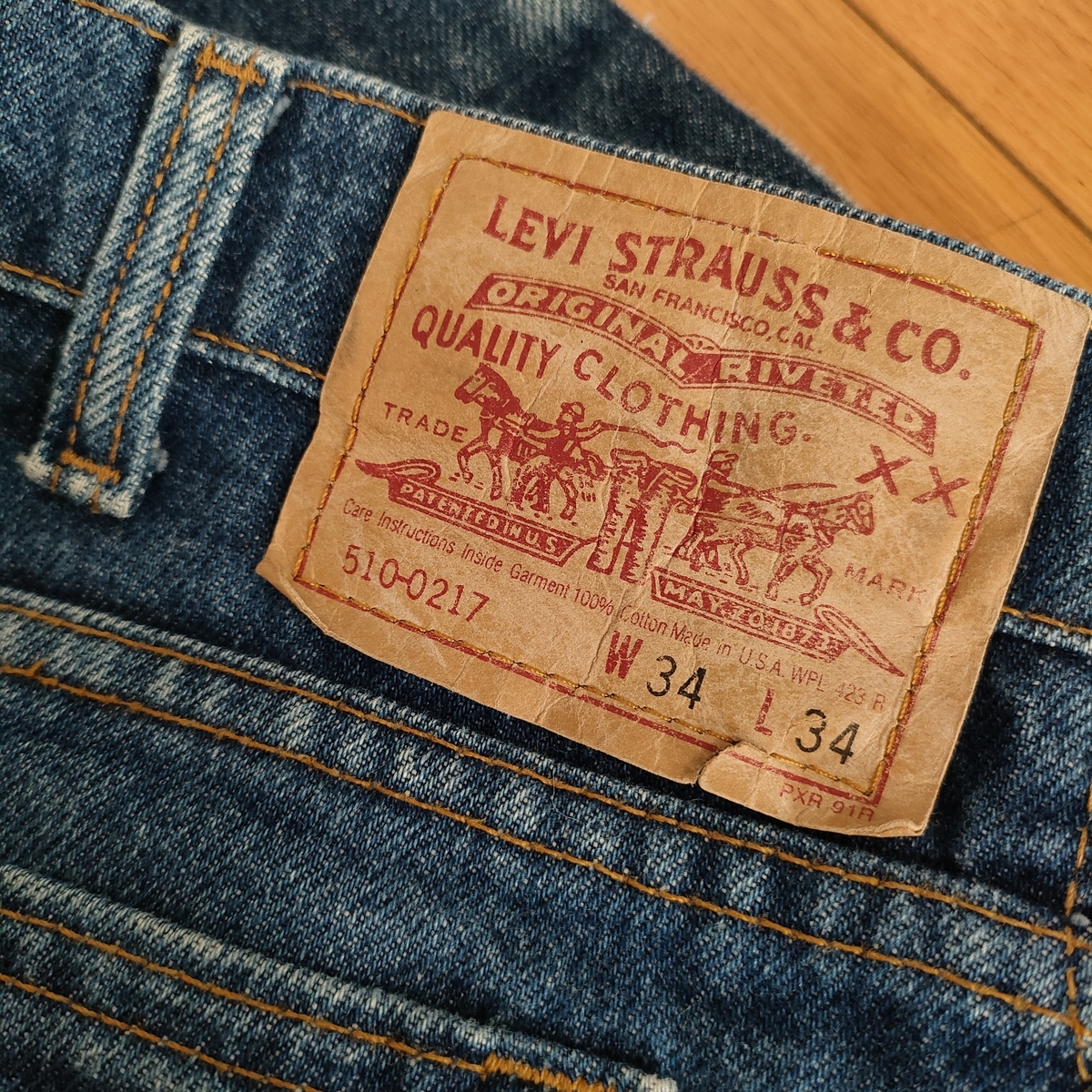 【日本未発売！】リーバイス510 Levi's example イグザンプル