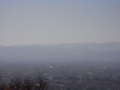 金山城跡　南曲輪から富士山