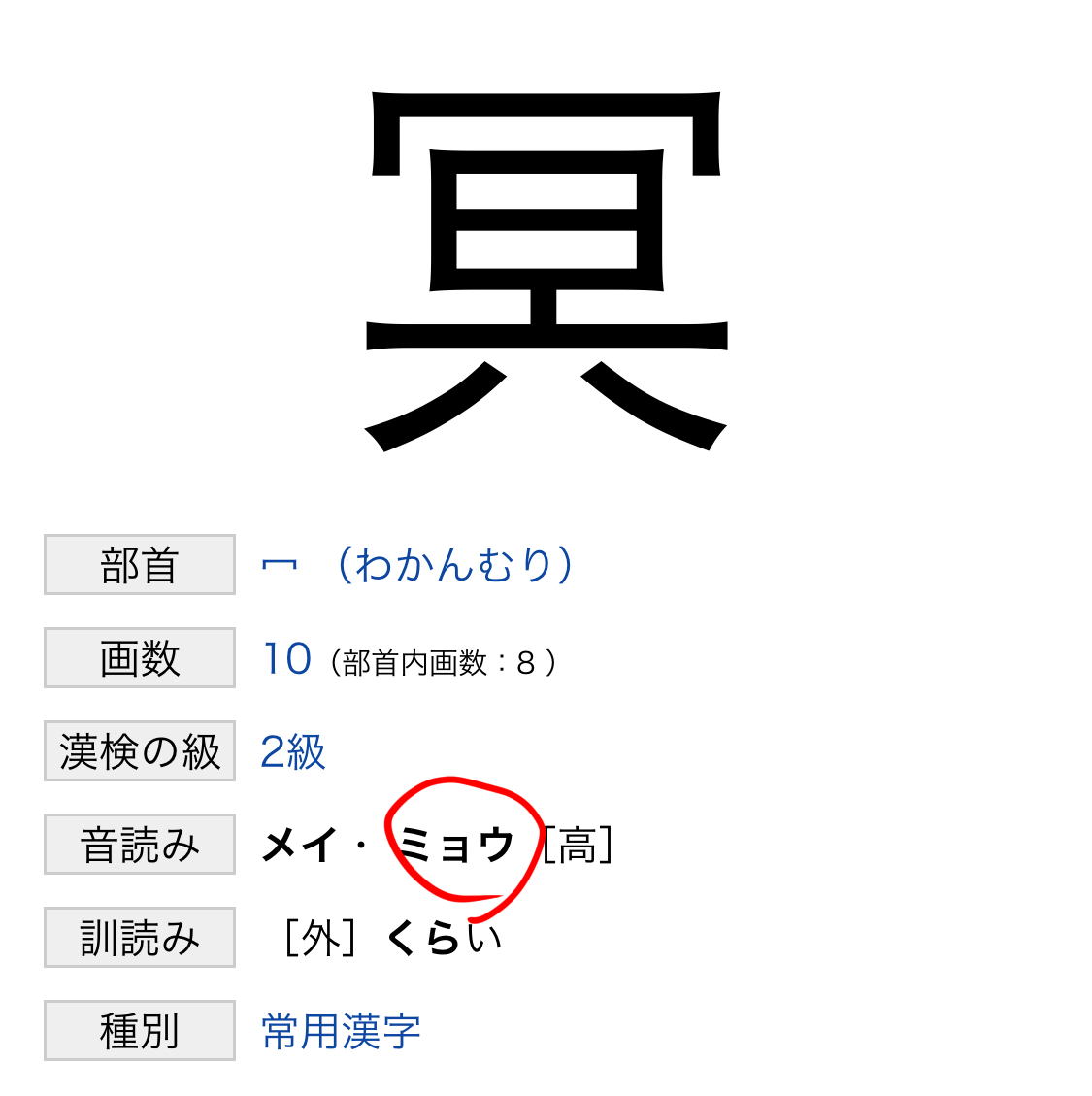 海冥主の読み方 サじの日記