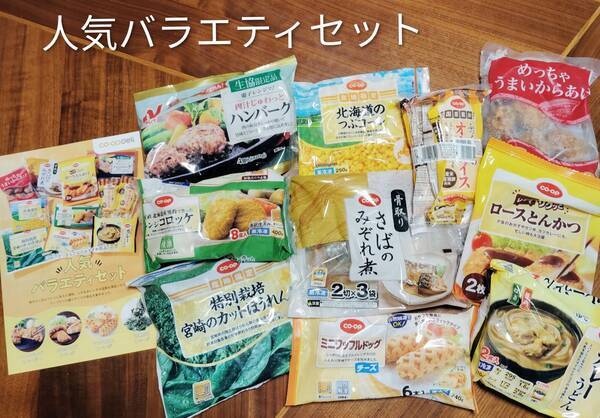 コープデリお試しセット[1,980円]人気バラエティセット(10品)