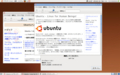 Ubuntu9.04のデスクトップ