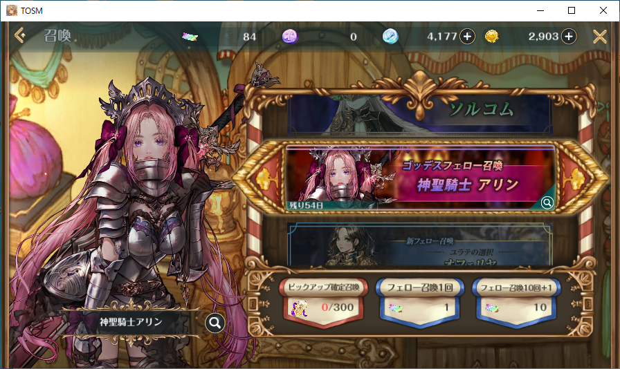 ToS ヴァカリネ鯖 260Lvsinobi ToSM】ゴッデスアリンとR9ヴァカリネと装備更新【Tree of Savior