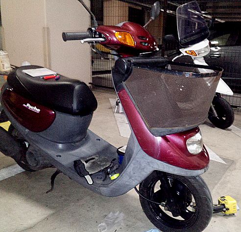 知り合いのJOGポシェフロント周り変更的なぁ～2SA08J ジョグ - Mr.Boo