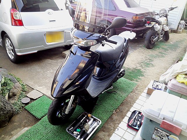 依頼車両的なぁ～76 3VR純正フロントフォーク交換☆アクシス90