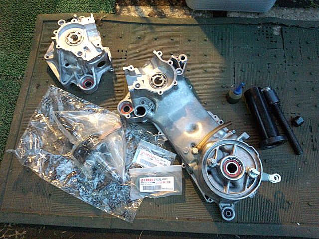 アクシス90 3VR エンジン 腰下 クランク 3WF