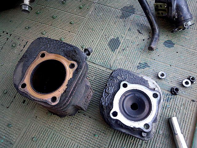 アクシス90 JOG90 3WF 純正シリンダー・ピストン