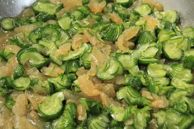 生クラゲと胡瓜の酢の物 飛騨季節料理 肴店主の日記 生クラゲと胡瓜の酢の物 飛騨季節料理 肴店主の日記