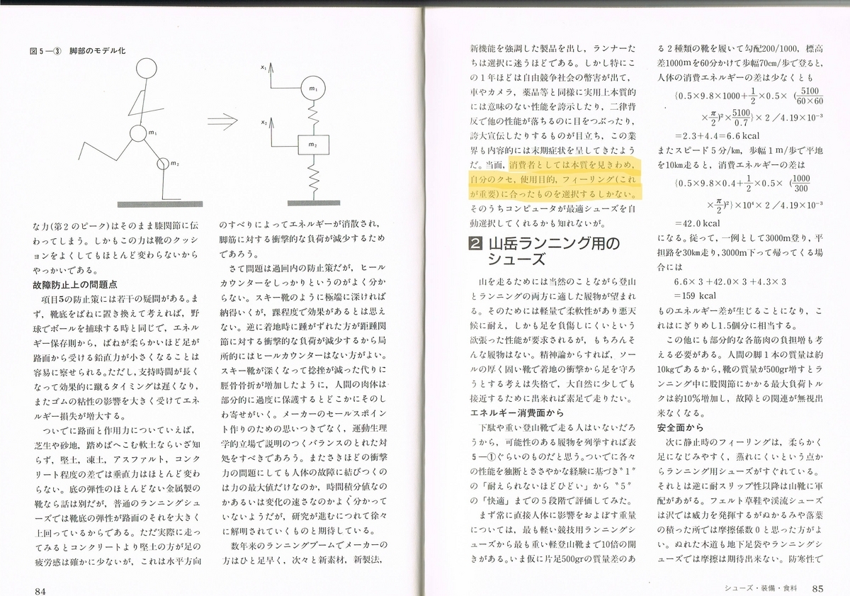 ランニング登山８４・８５ページ