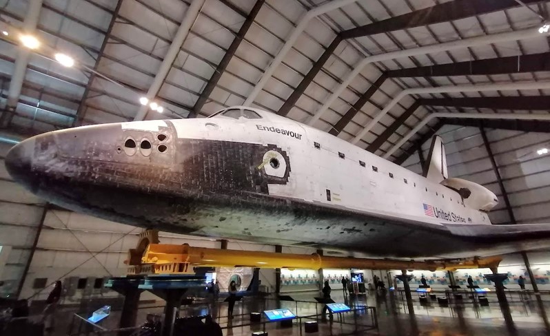 80’s NASA ケネディ宇宙センター スペースシャトルジャケット スタジャン スペースシャトル展示&宇宙飛行士に会えるチャンスも！ケネディ宇宙