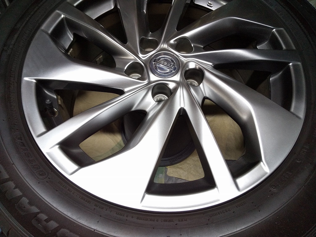 エクストレイル　純正ホイール　 キズ有 日産（NISSAN） 純正 エクストレイル SNT33 ホイール アルミ ブラック