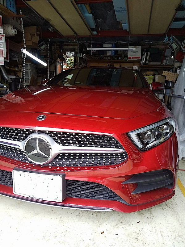 ベンツ V220d AMG 19インチホイール　1本　　ガリ傷修理済　手渡しOK メルセデスベンツCLSのAMGダイヤカットホイールのガリガリ傷を