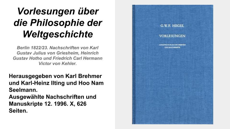 ヘーゲル 世界史の哲学 講義録における文献学的 解釈学的問題 まだ先行研究で消耗してるの