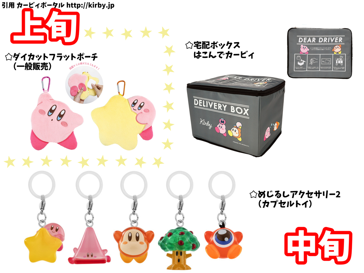 1月のグッズ・イベント情報まとめ【星のカービィ】 - あらぼうの