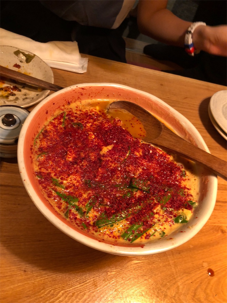 f:id:sakula888:20180706004233j:image 締めの辛麺