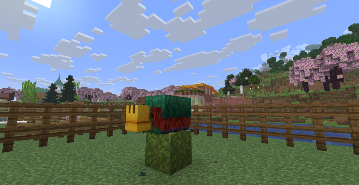 【マイクラ】誕生したてのスニッファー