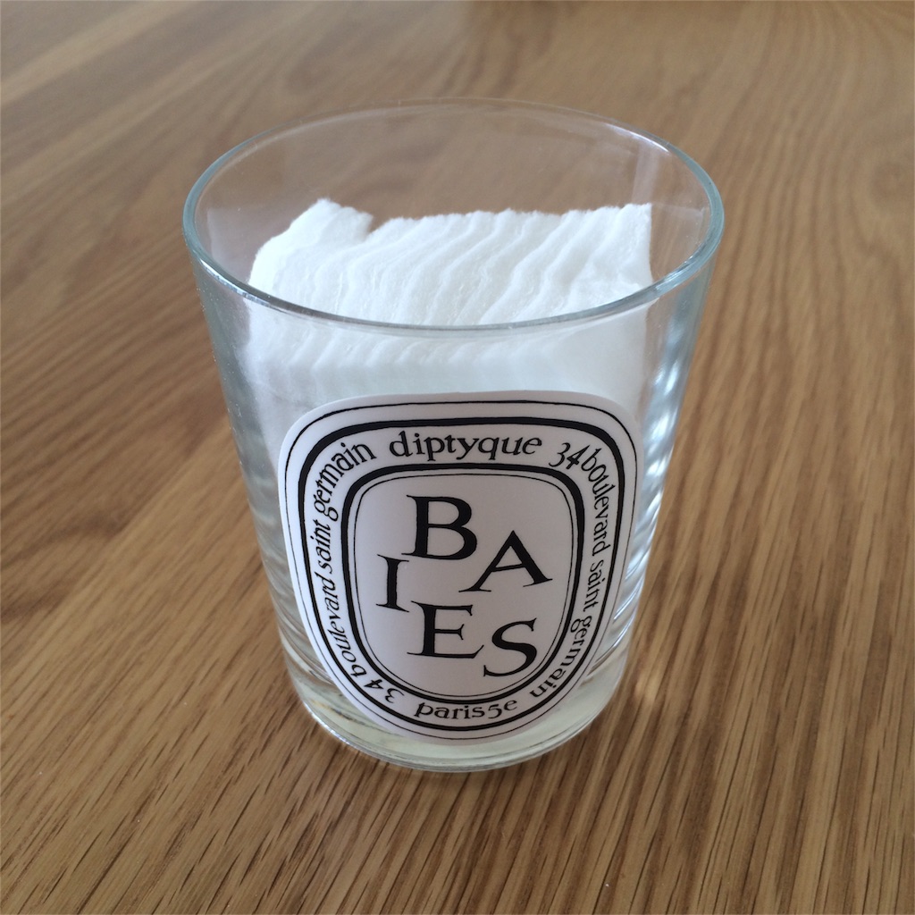 ディプティックのキャンドルホルダーを再利用 シンプルライフ手帳 ディプティックのキャンドルホルダーを再利用 シンプルライフ手帳