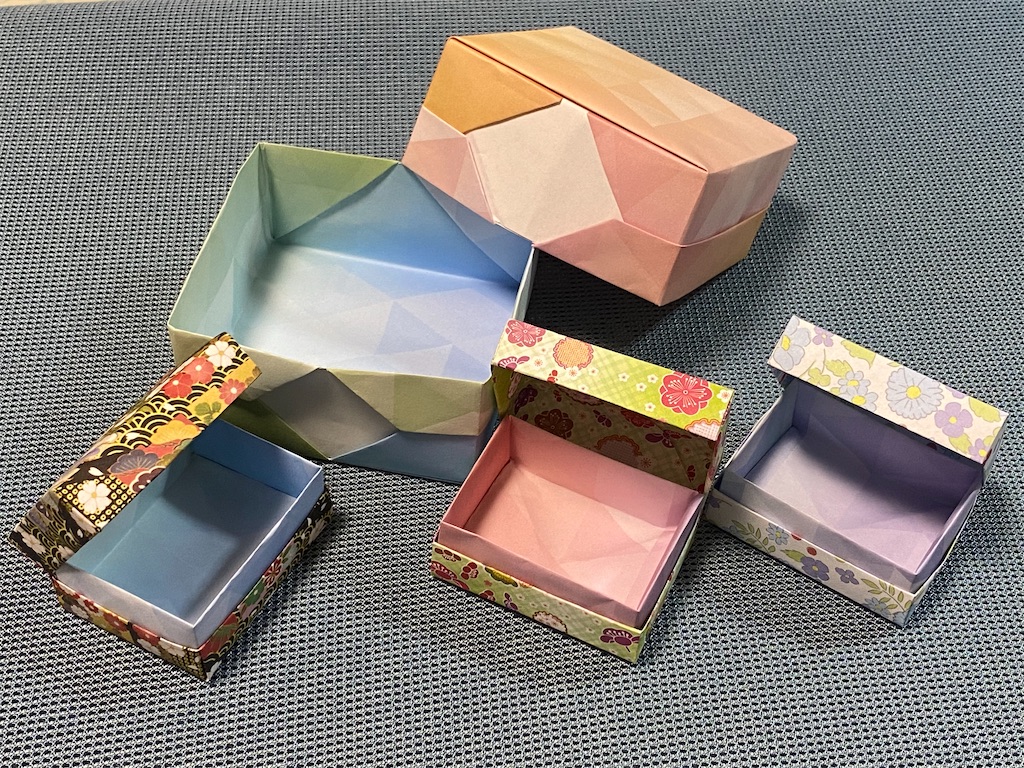 折り紙で箱を作ってみた 日々のひと休み