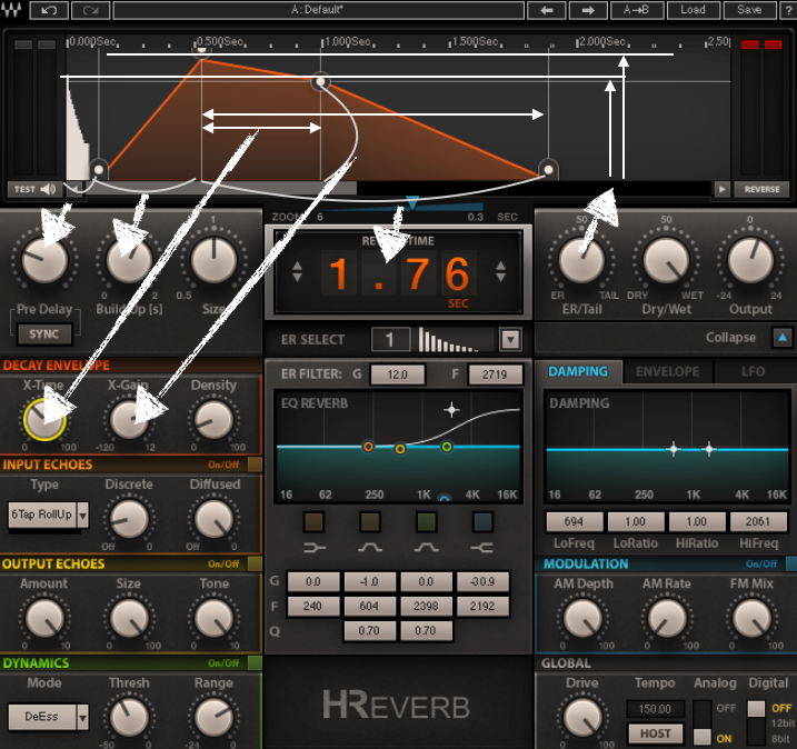 【Waves】H-Reverb - さくらもどきがWavesのプラグインを紹介するブログ