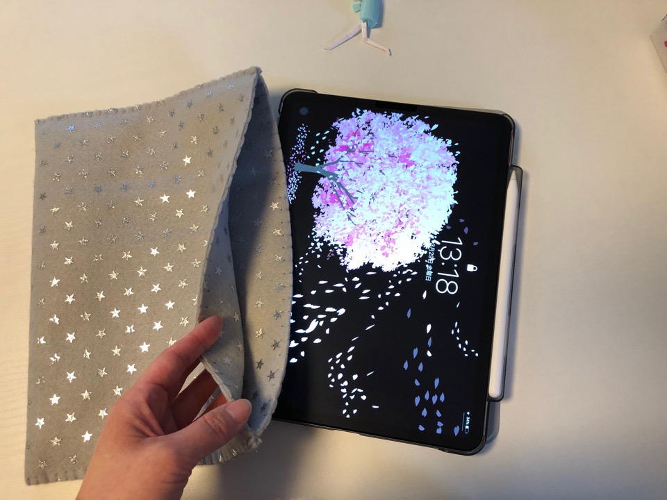 100円ショップのフェルトでipadスリーブケースを作ってみました Sakuranboneko