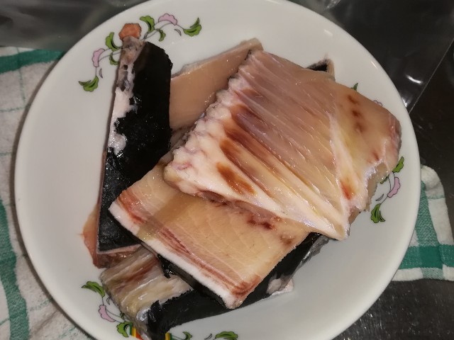 メカジキのハーモニカ低温煮付け 蝦