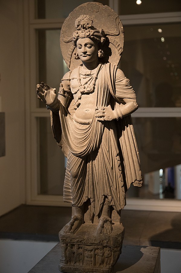 ガンダーラ仏「一面四臂菩薩」クシャーナ朝・マトゥラー美術・エローラ