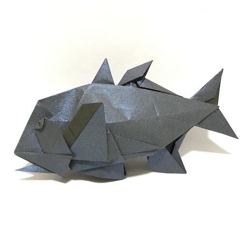 折紙探偵団コンベンション折り図集25 作品写真紹介 さくbは折り紙を折っている