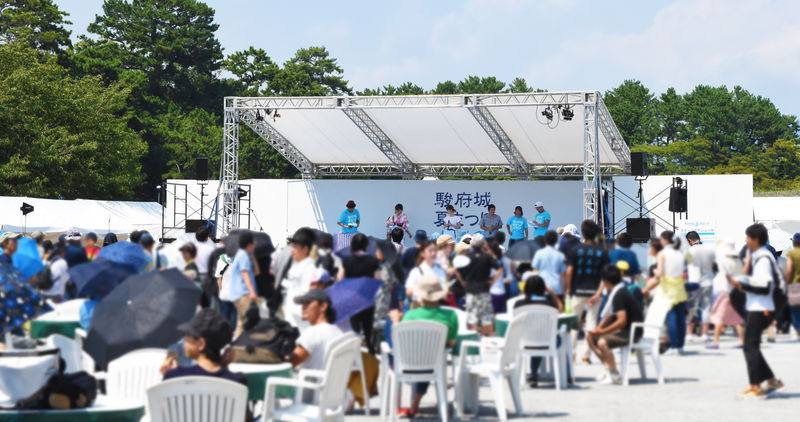 水祭 Suisai 駿府城夏まつり初日レポ ライブ整理券に注意点あり 静岡市観光 グルメブログ みなと町でも桜は咲くら