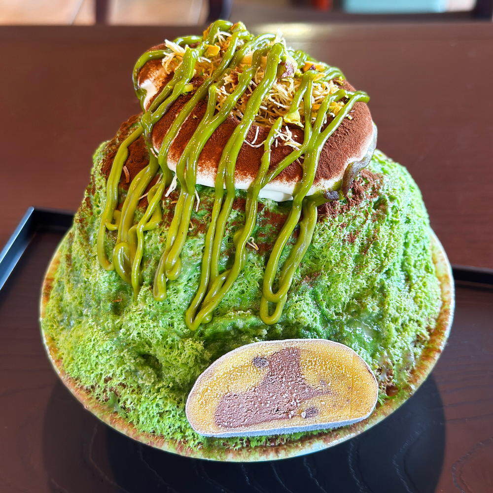 雅正庵』静岡茶スイーツが揃うカフェでドバイチョコ風茶氷！ - 静岡市