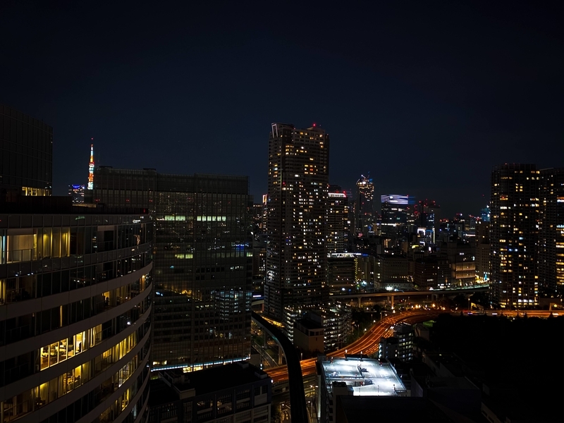 部屋からの夜景